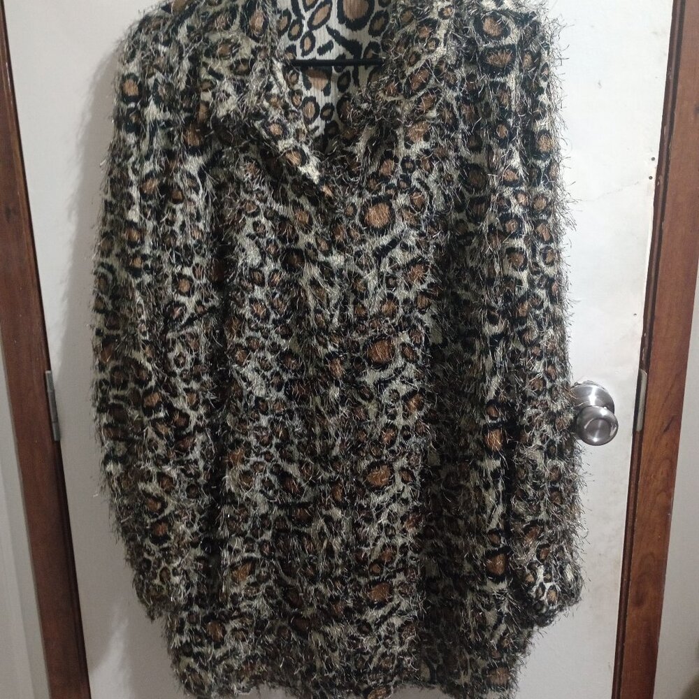 Leopard print jacket
